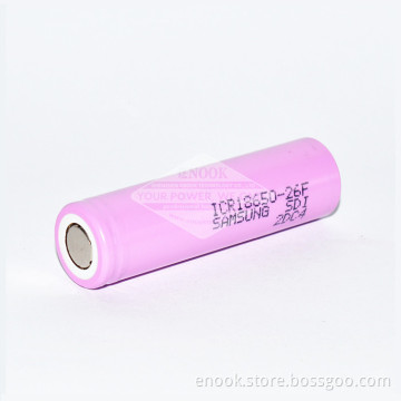 Samsung 26F 18650 Rechargeable Battery 3.7v